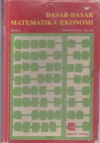 Image of Dasar-Dasar Matematika Ekonomi