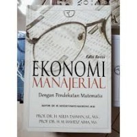 Image of EKONOMI MANAJERIAL Dengan Pendekatan Matematis