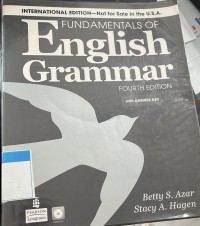 Image of Fundamentals of English Grammar Fourth Edition