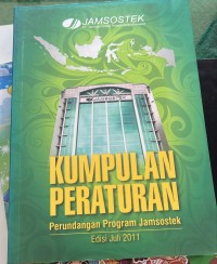 Image of Kumpulan Peraturan Perundangan Program Jamsostek