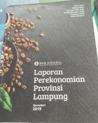 Image of Laporan Perekonomian Provinsi Lampung November 2019