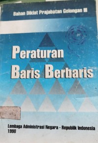 Image of Peraturan Baris Berbaris