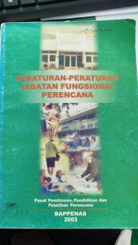 Image of PERATURAN PERATURAN JABATAN FUNGSIONAL PERENCANA