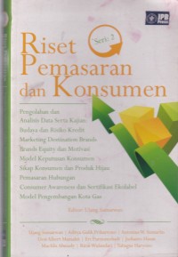 Image of Riset Pemasaran Dan Konsumen