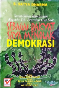 Image of Sebagai Rakyat Saya Menolak Demokrasi