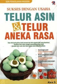 Image of Sukses Denagan Usaha Telur Asin & Telur Aneka Rasa
