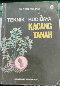 Image of TEKNIK BUDIDAYA KACANG TANAH