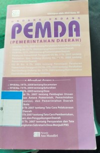 Image of Undang-Undang PEMDA (Pemerintah Daerah)